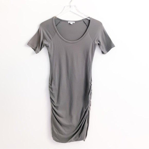 James Perse Ruched Raglan Mini Dress 1 - Picture 2 of 8